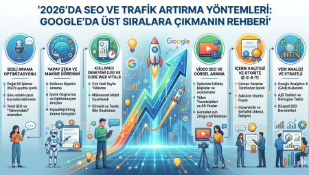 2026’da SEO ve Trafik Artırma Yöntemleri Google’da Üst Sıralara Çıkmanın Rehberi